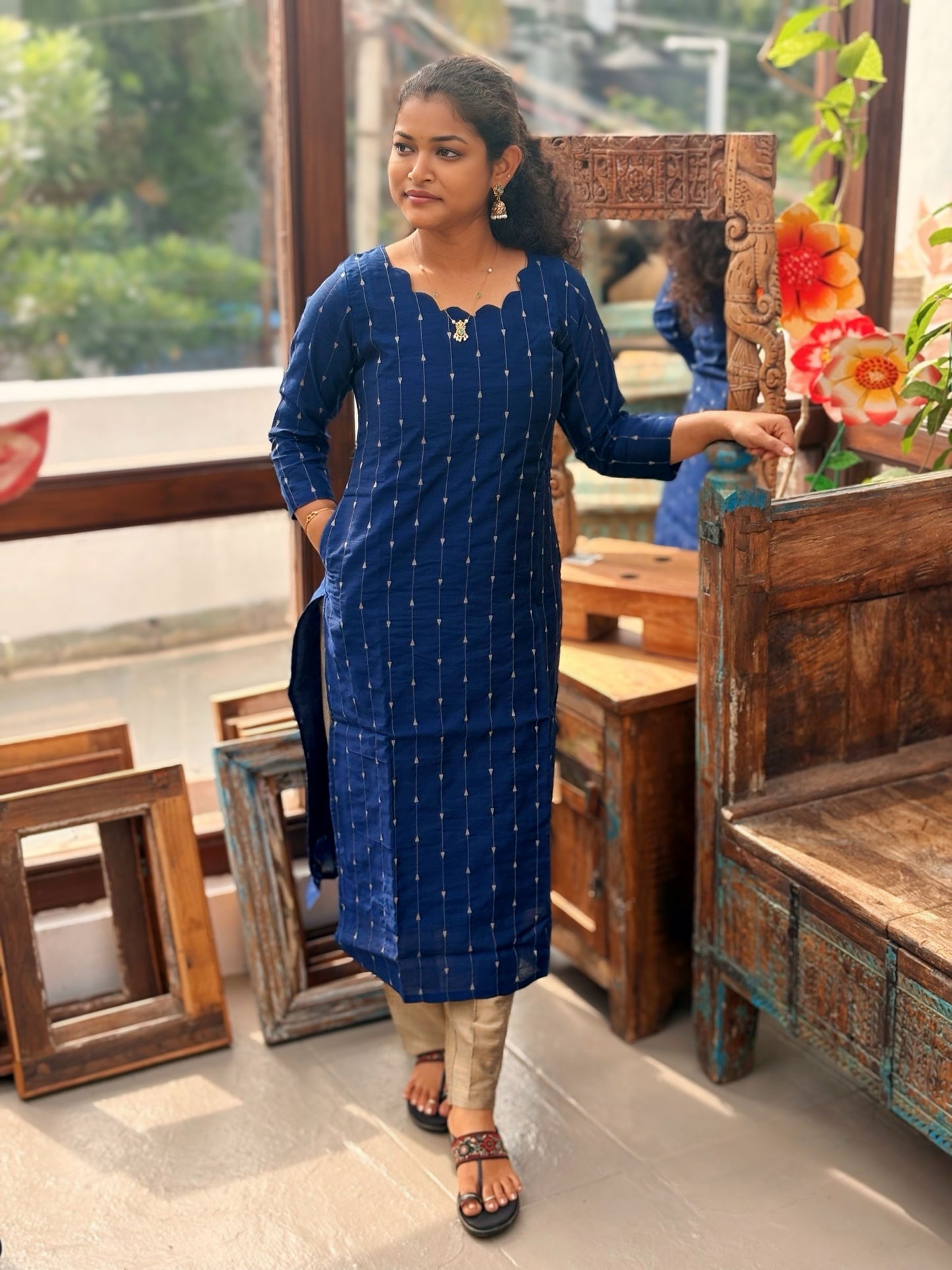 Sapphire Glow Salwar Suit