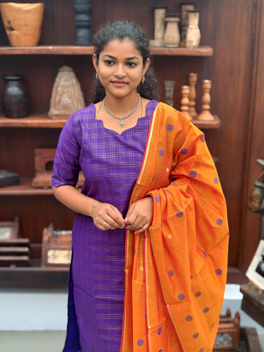 Purple Blaze Salwar Suit