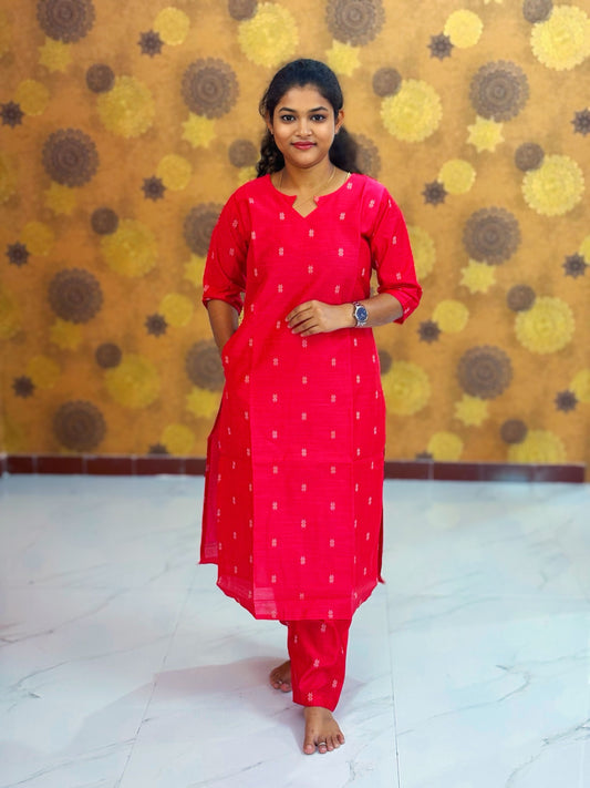 Premium Raw Silk Co ord set with Lining & Pocket - RSC 1130