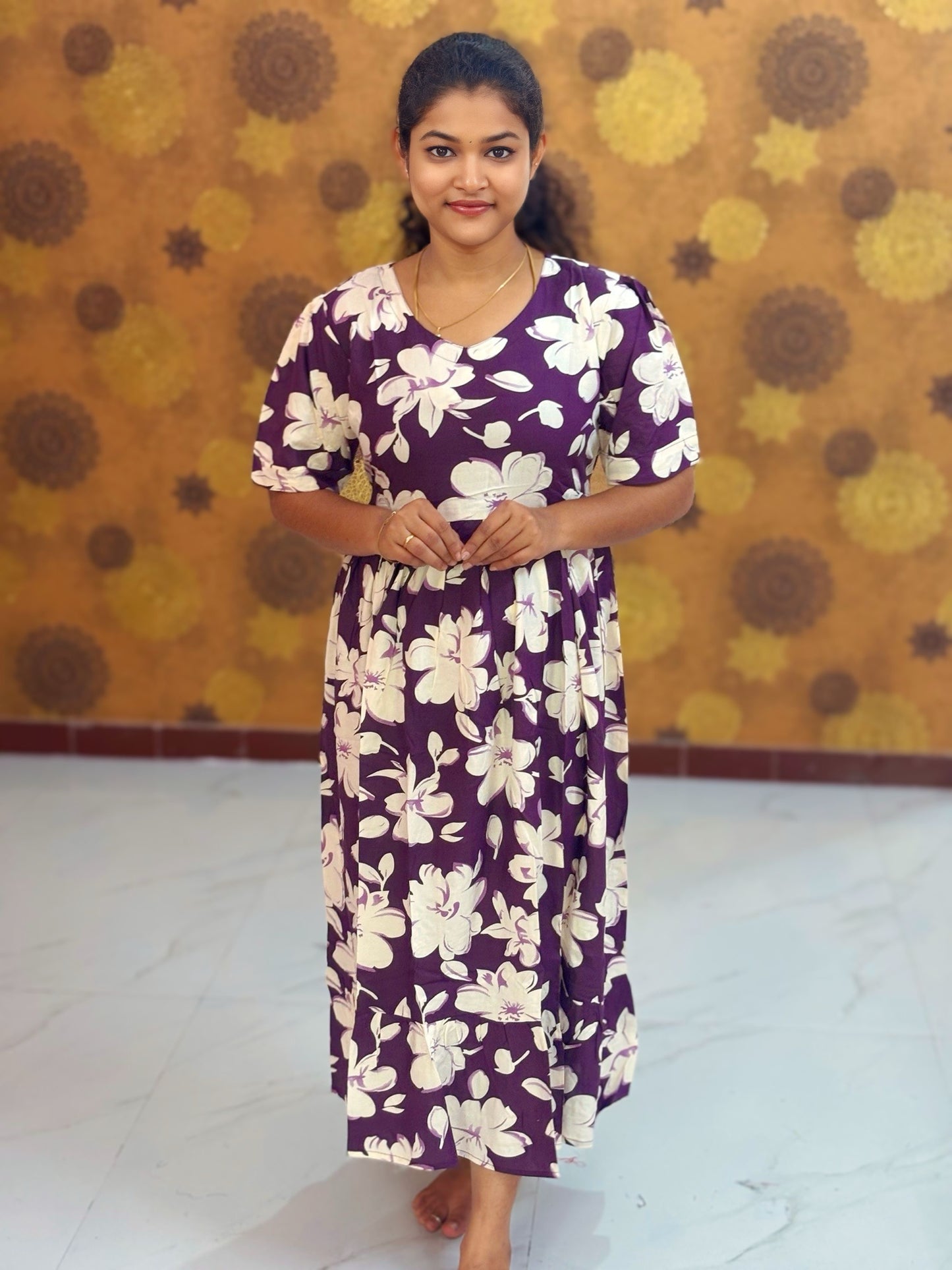 Floral pattern Maxi - Max 0007