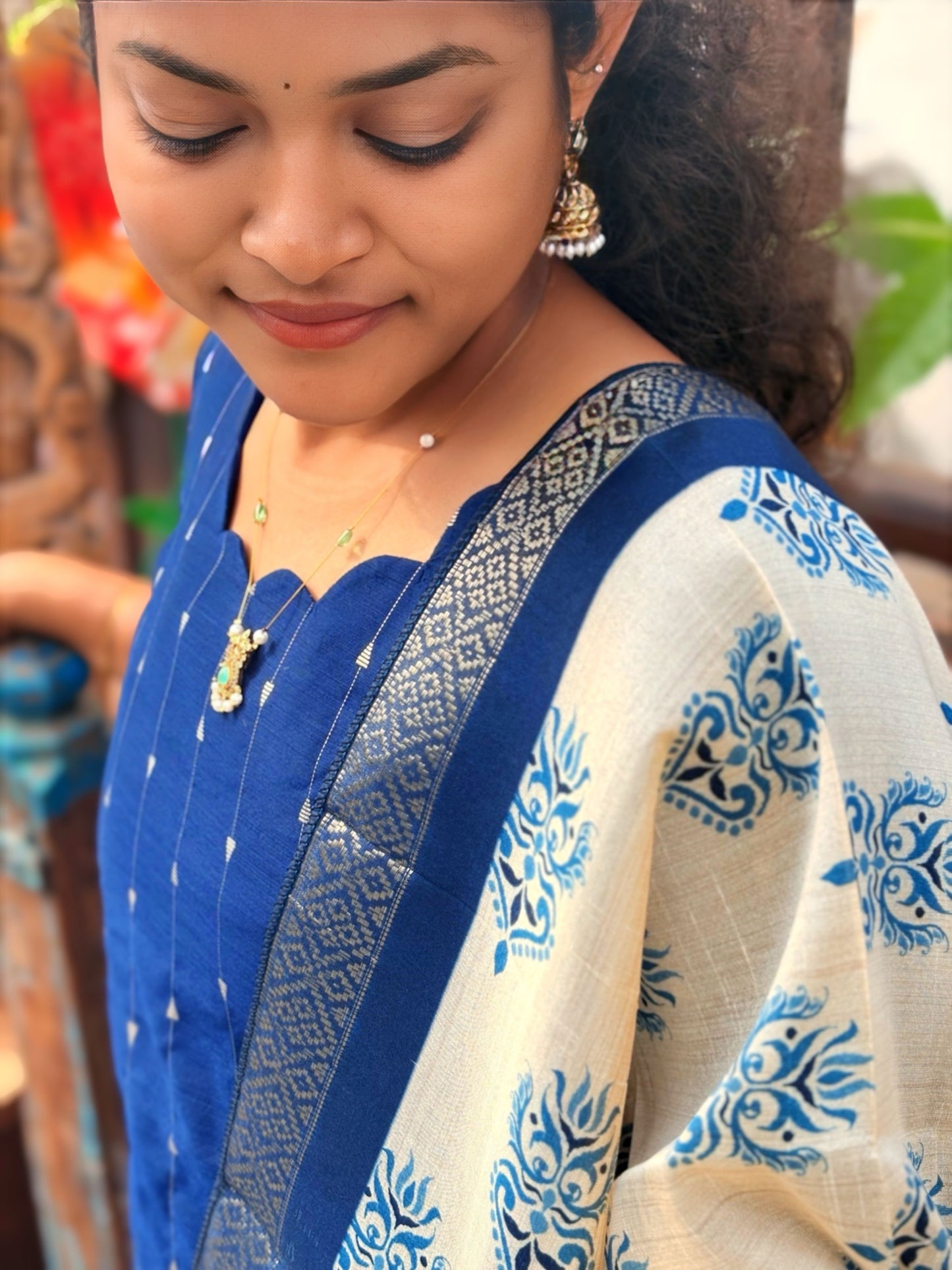 Sapphire Glow Salwar Suit