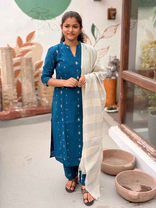 Peacock Weave Salwar Suit