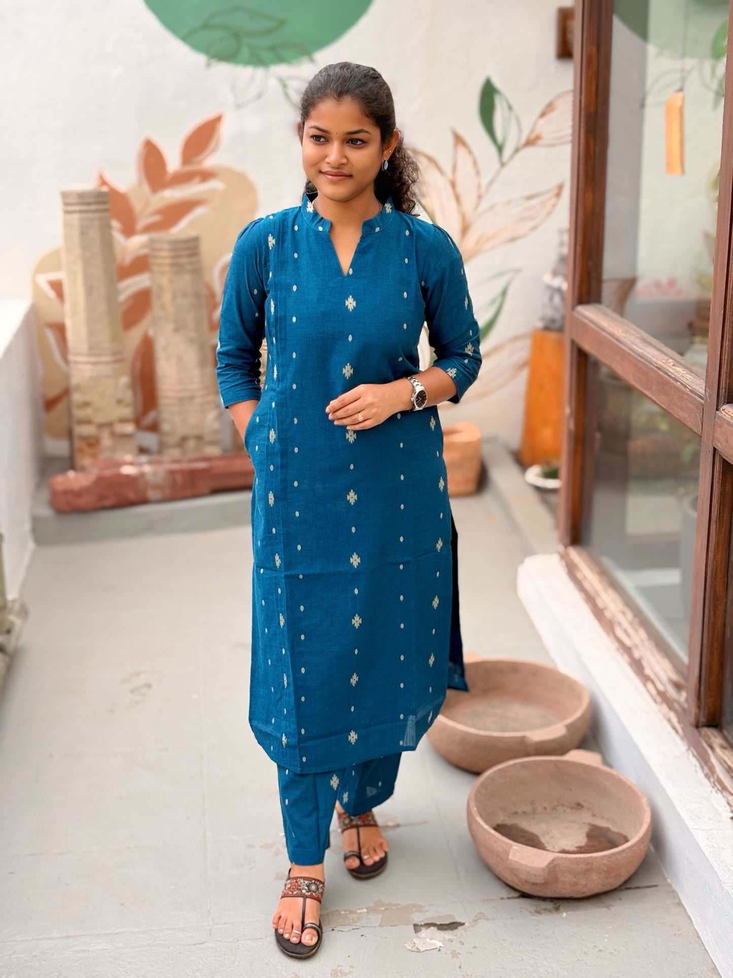 Peacock Weave Salwar Suit