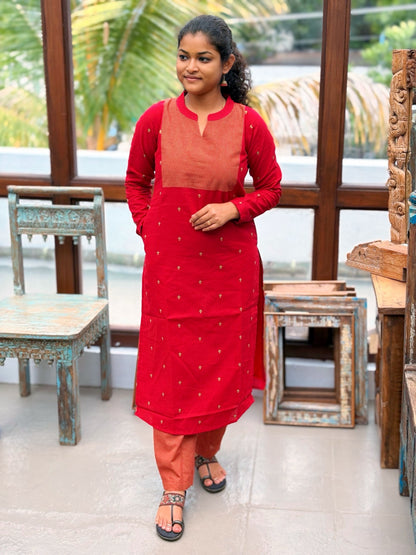 Red Radiance Salwar Suit