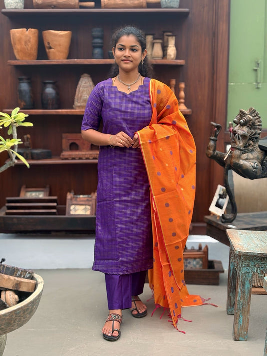 Purple Blaze Salwar Suit