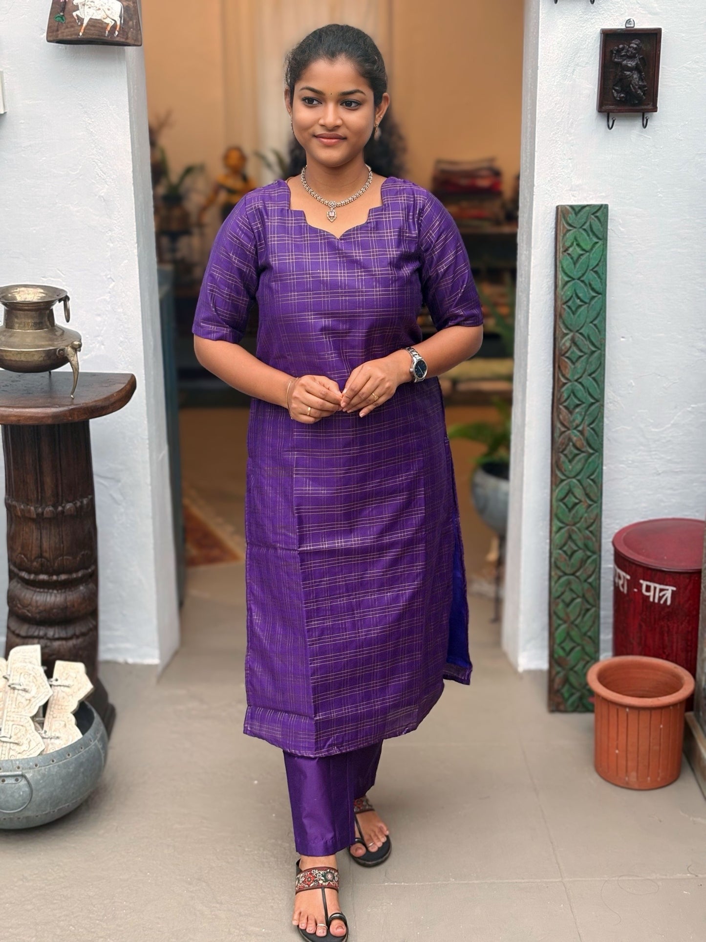 Purple Blaze Salwar Suit