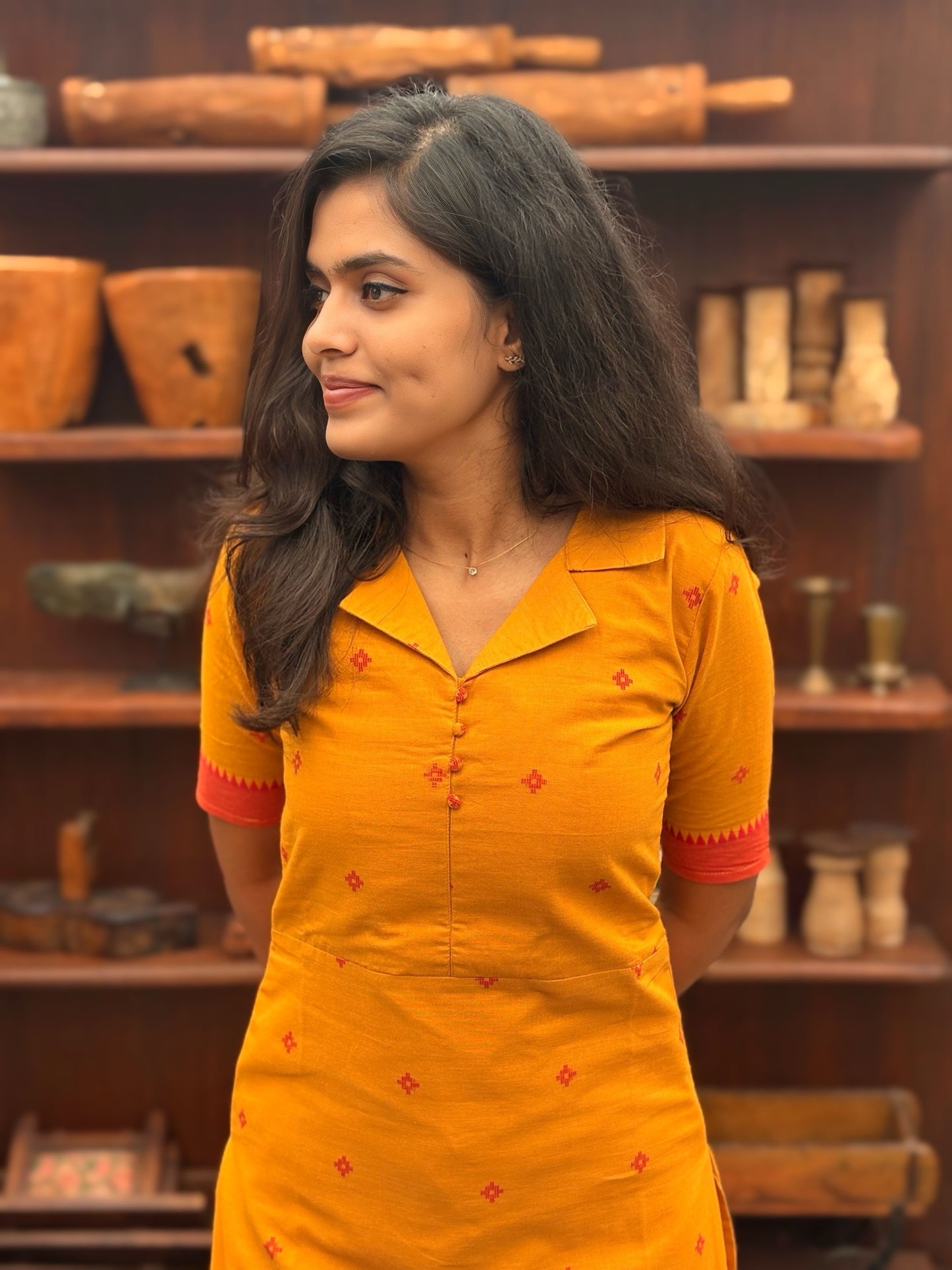 Turmeric Flame Salwar Suit