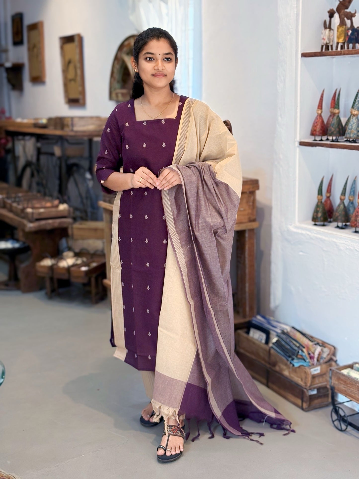 Grape Mist Salwar Suit