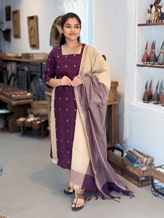Grape Mist Salwar Suit