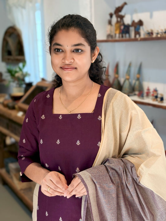 Grape Mist Salwar Suit