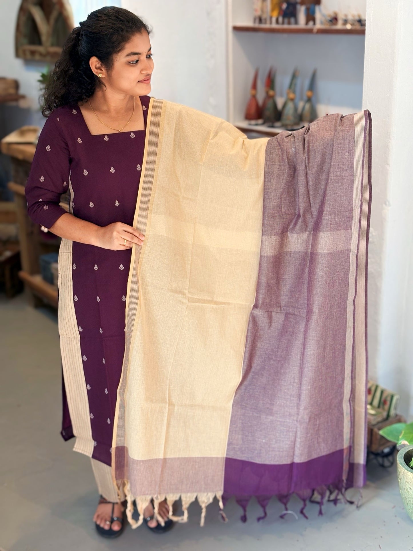 Grape Mist Salwar Suit
