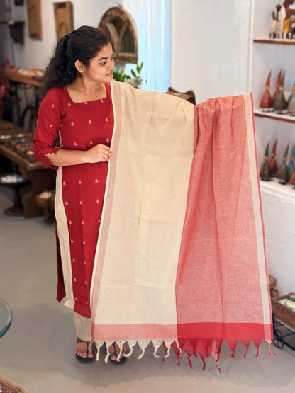 Crimson Pearl Salwar Suit
