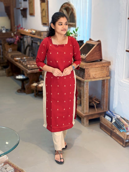 Crimson Pearl Salwar Suit