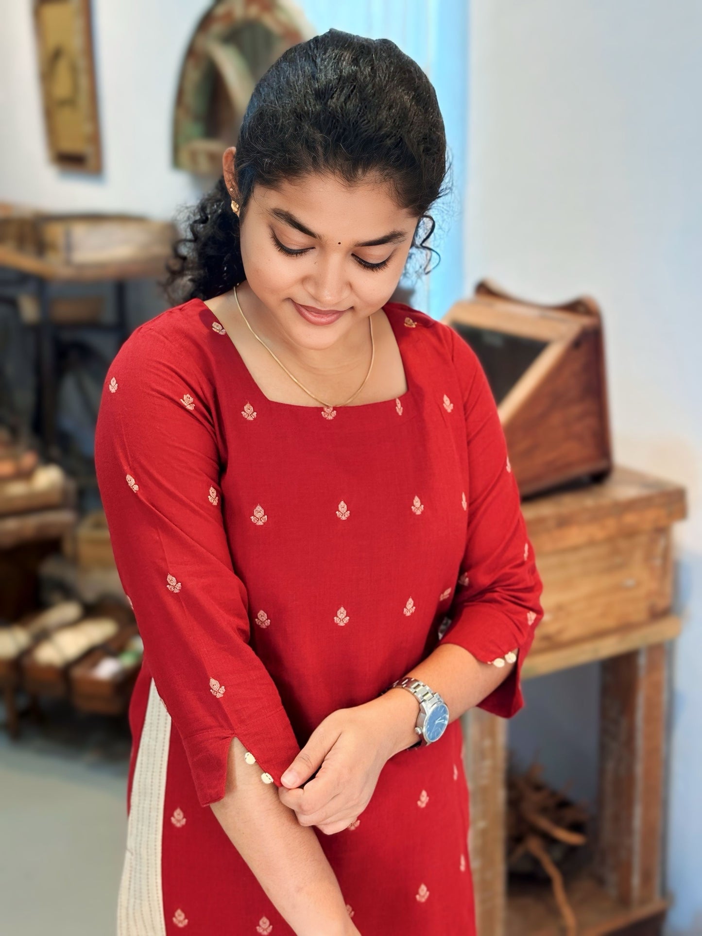 Crimson Pearl Salwar Suit