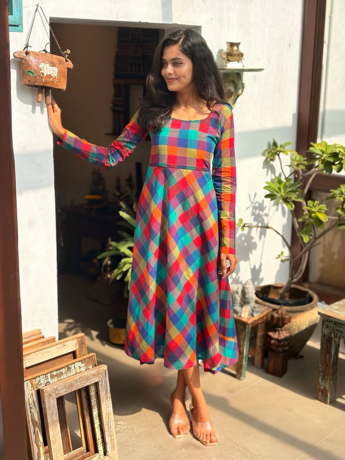Madras Checks Anarkali