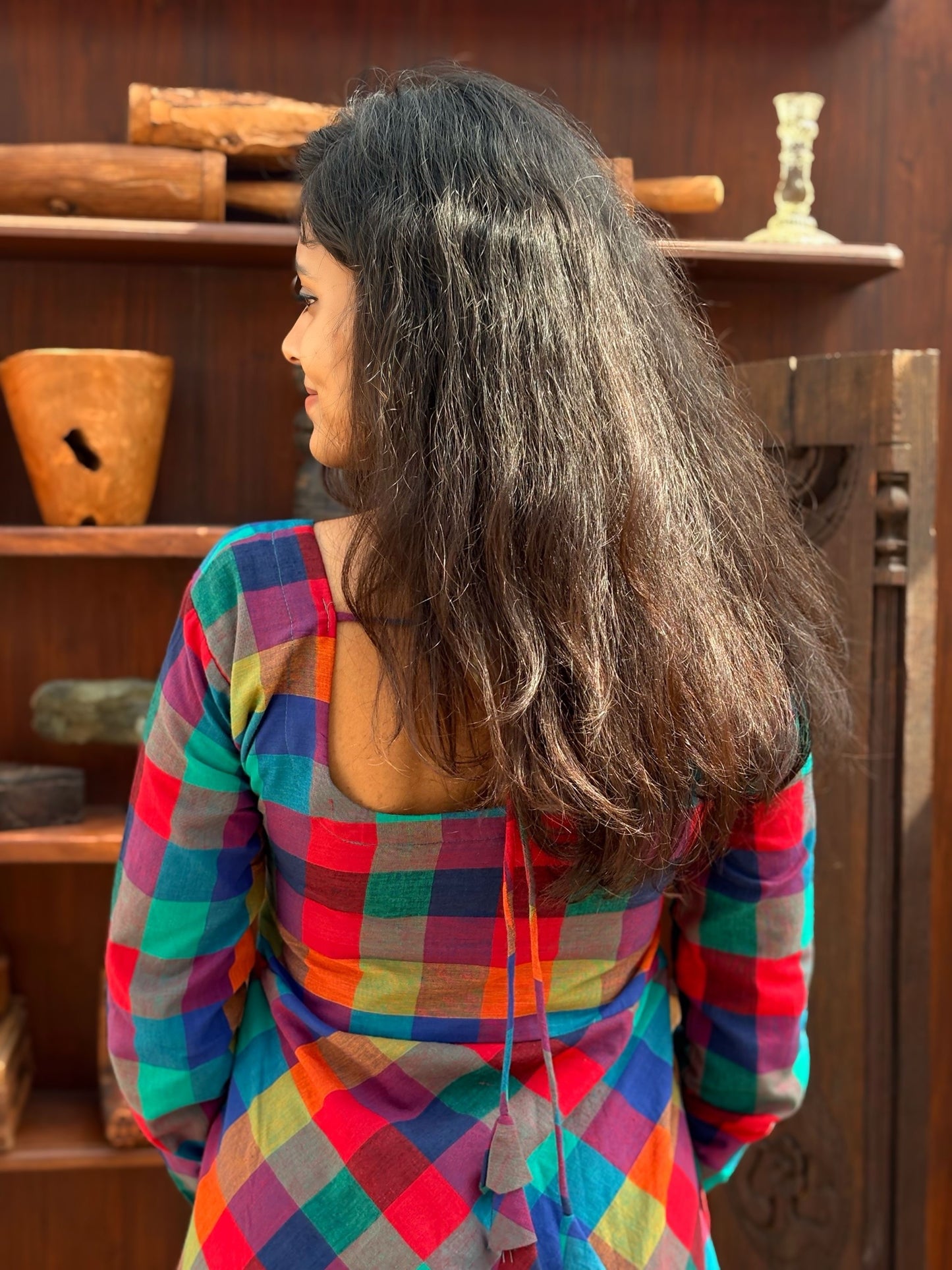 Madras Checks Anarkali