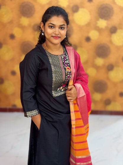 Kurta Palazzo set With Dupatta - PSD 1114