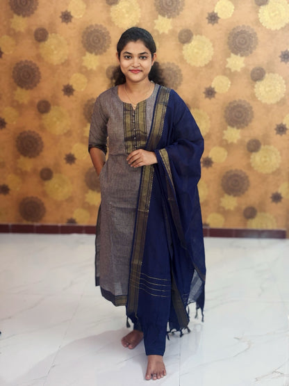 Mangalagiri Cotton Salwar Set - MCS 1126