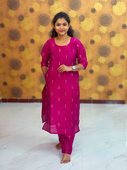 Premium Raw Silk Co ord set with Lining & Pocket -  RSC 1129
