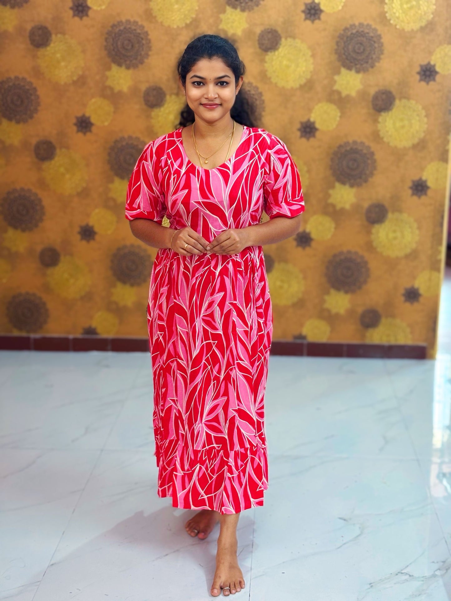 Floral pattern Maxi - Max 0004