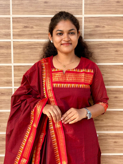 Kanchi Cotton Salwar Suit - KAC 1177