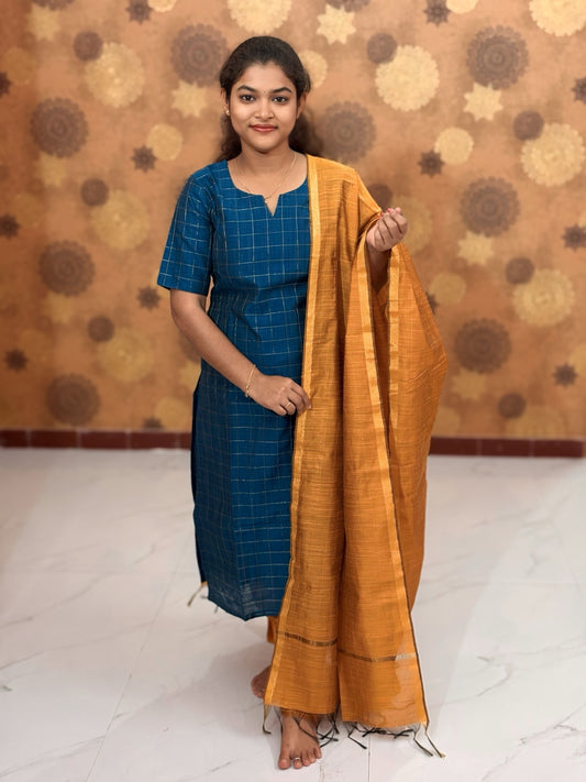 Raw Silk Salwar Suit - RSK 1136