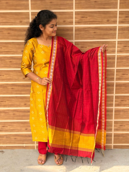 Raw Silk Salwar Suit - RSK 1191