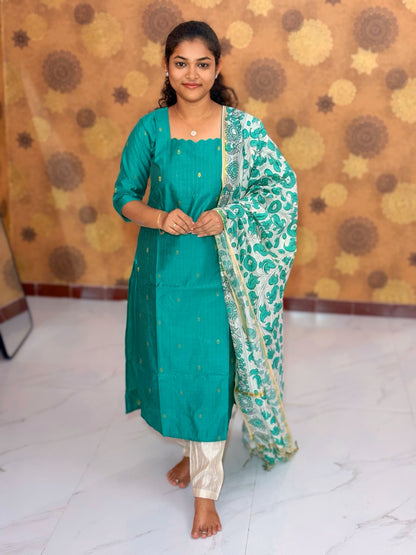 Butter Silk Salwar Suit - PCR 1200