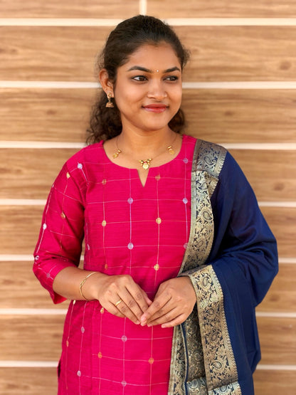 Raw Silk Salwar Suit - RSK 1201
