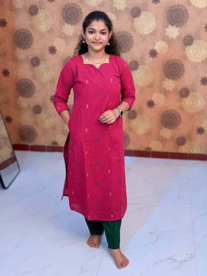 Magenta Bloom Salwar Suit